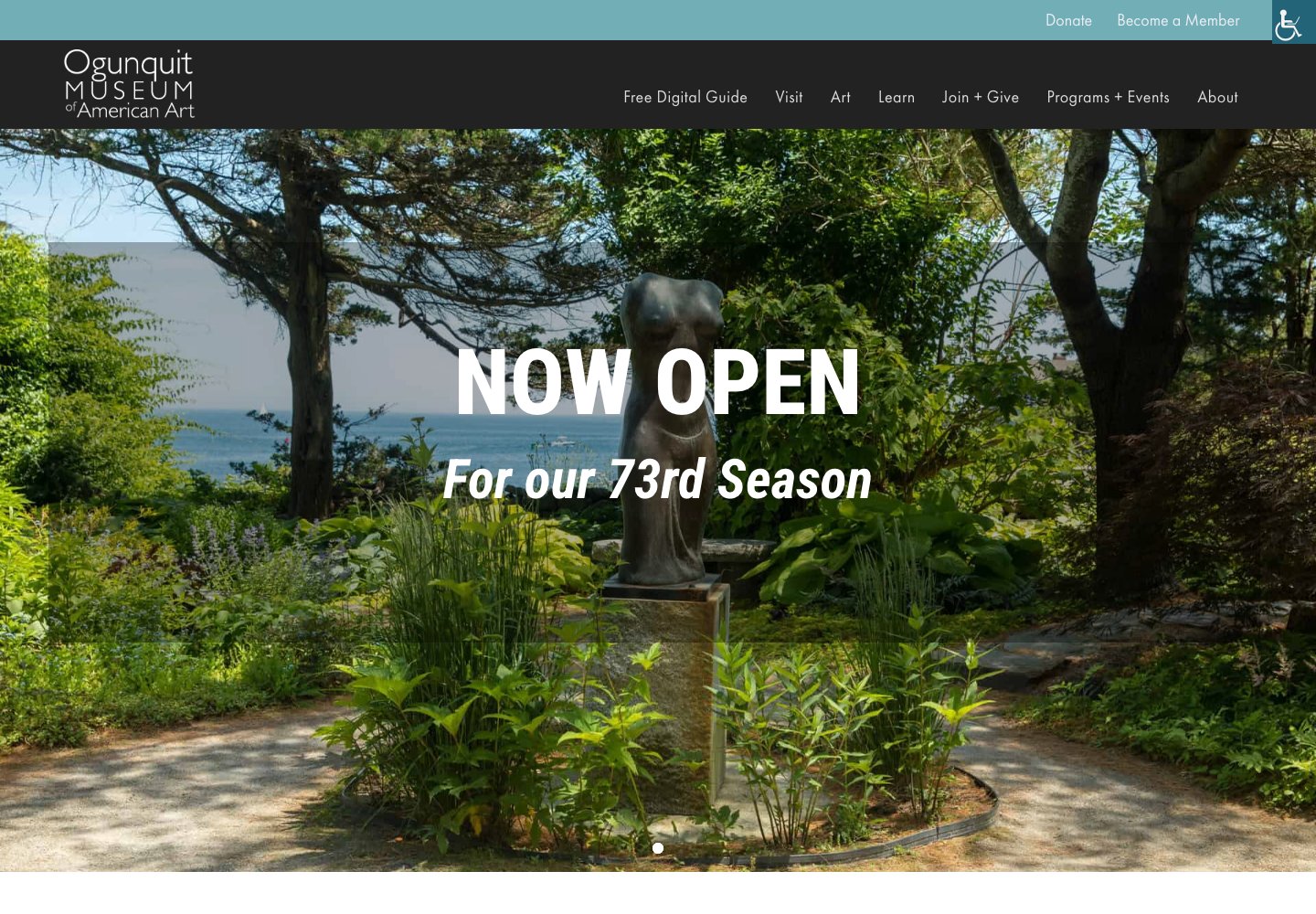 Homepage preview of Ogunquit Museum of American Art